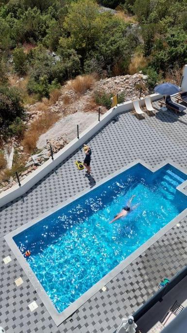 Apartment Vista Oasis With Pool And Terrace Trogir Exterior foto